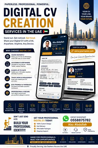 Paperless Digital Resume Website Development