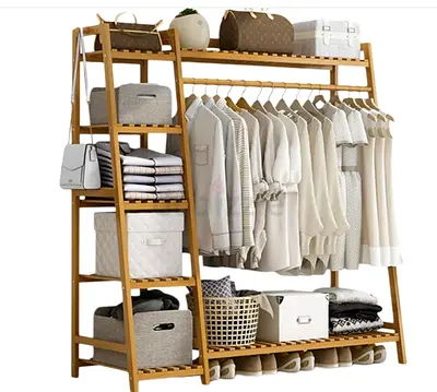 Bamboo clothing rack perfect condition