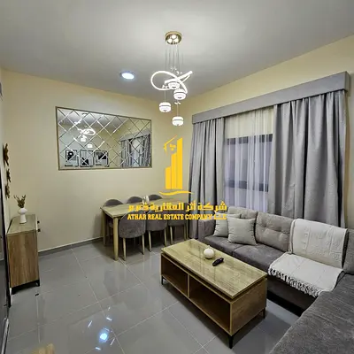 ✨ Luxury apartment for monthly rent, two bedroom and a hall with an open view, fully furnished with elegant furniture and a fully equipped kitchen