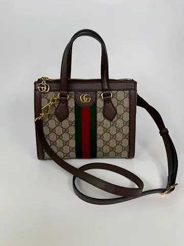 Authentic GUCCI GG OPHIDIA SMALL TOTE BAG