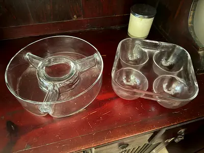 Two appetizer plates