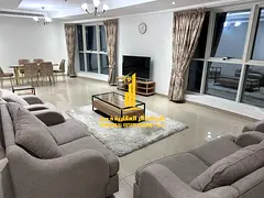 Luxury apartment, brand new, two bedrooms, living room, and balcony. Ajman, Al Bustan. Fully furnish