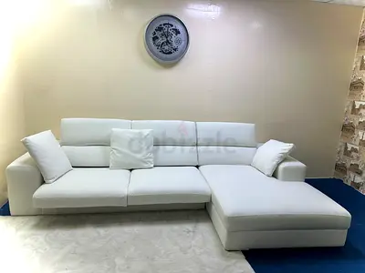 Looks great condition marina home lshape sofa