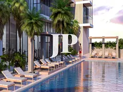 Furnished 1BR Apartment | Tetris Tower JVC | City &amp; Pool Views