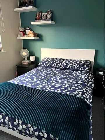 IKEA Malm queen bed frame with mattress. 10/10 condition