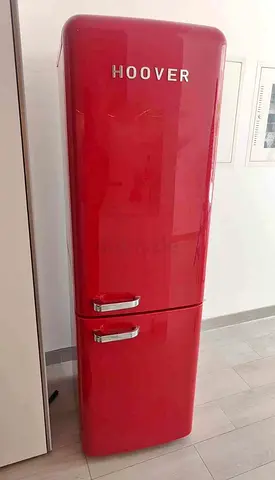 Hoover Retro Red Fridge Freezer - Good Condition