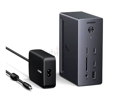 UGREEN 14 in 1 Revodok Pro USB C Docking Station, 3 Monitors 2HDMI  DP with 8K DP/4K HDMI, 100W PD,