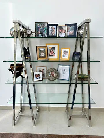 Marina Home Glass Decor Shelf Console - STUNNING