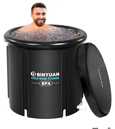 Portable Cold Soak Plunge Spa Tub - Foldable Home Ice Bath