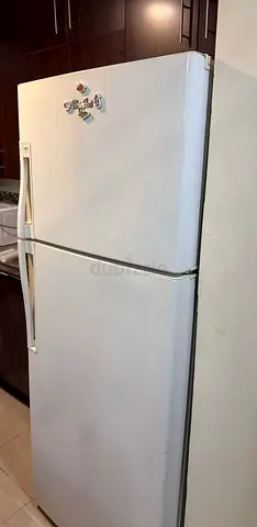 Used White Top-Freezer Refrigerator - Good Working Condition/ Fridge
