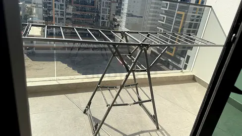 Foldable Stainless Steel Drying Rack - Portable Clothes Airer