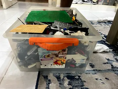 Large 10KG LEGO Mixed Bulk Lot – Full Storage Tub – AED 700