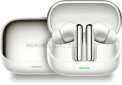 HONOR Earbuds 4 Pearl White — 50dB ANC, AI Translation, 46H Battery, Dual Drivers, IP54