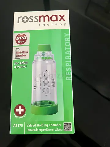 Brand new Rossmax Valved Holding Chamber (AS175) - BPA free