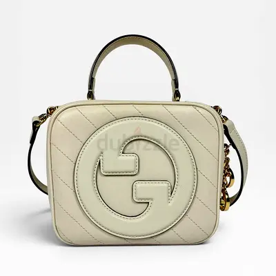Authentic GUCCI BLONDIE LEATHER TOP HANDLE BAG