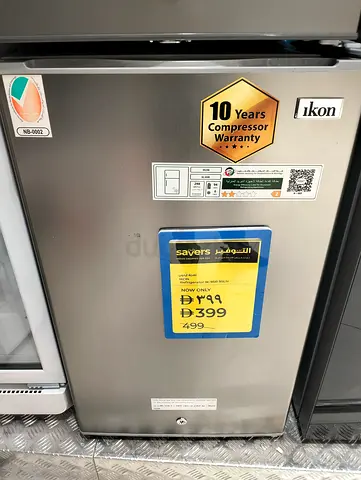 Ikon Single Door Mini Fridge - Stainless Steel