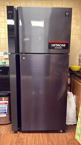Hitachi Double-Door Refrigerator - Excellent Condition Top Mount 760L