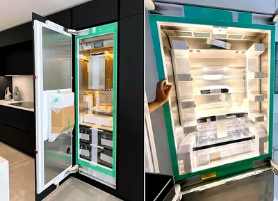 Gaggenau Series 400 Built-In French Door Refrigerator  Bottom Freezer Set – Latest Model, Premium