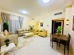 Furnished one-bedroom apartment for monthly rent in Ajman - Al Nuaimiya 2 - near Al Sinara roundabou