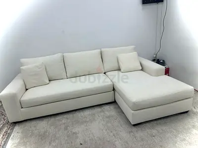 Great condition pottery barn lshape sofa