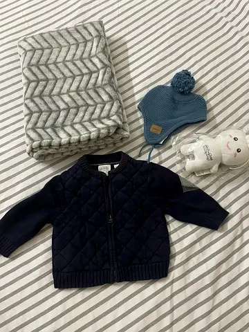 ZARA baby boy sweater with free accessories