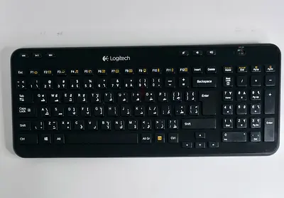 ​Title:
Logitech K270 Wireless Keyboard (Arabic/English) - Pristine Condition (Like New)
​Descriptio