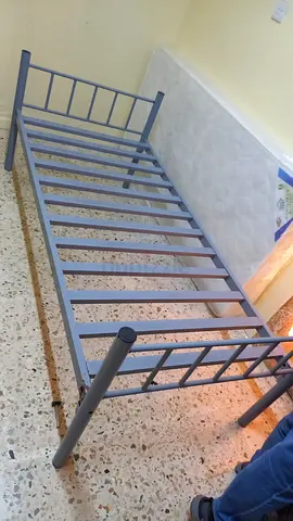 Single bed with mattress