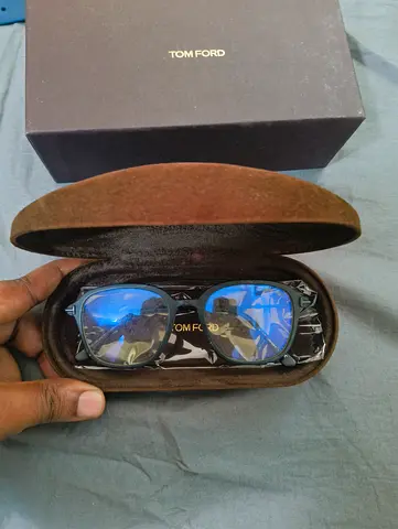 Tom Ford Mens Sunglasses with Case - Blue Lenses
