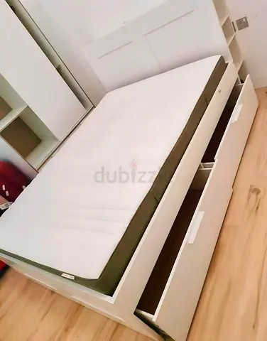 IKEA Brimness bed frame with ikea mattress - Good Condition