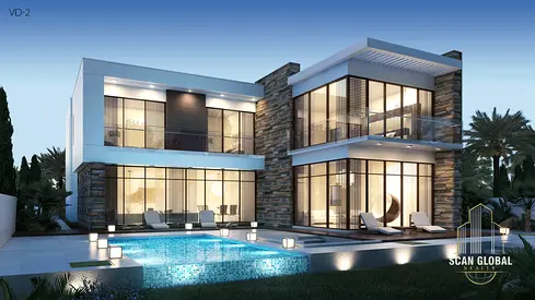 Ultra-Luxury 5 BR Villa in DAMAC Hills | 5,220.39 sq.ft | AED 12.32M