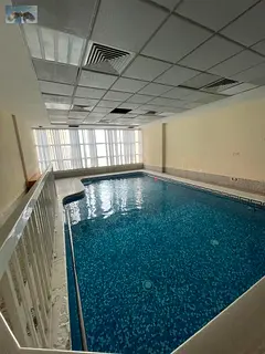 2BR apartment with free gym and pool balcony and built in wardrobes great price near Al Hikma School