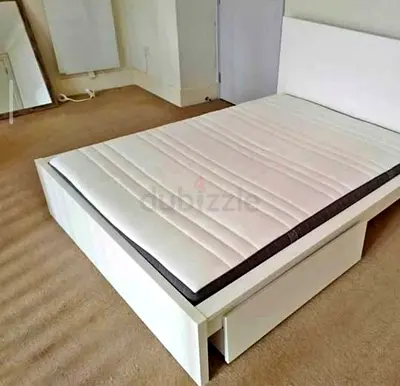 Ikea Queen size bed with mattress available in perfect condition
