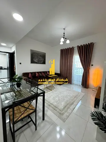 شقه فاخره ثاني ساكن غرفه وصاله مع بلكونه مفتوحه.عجمان الروضه 2. مفروش بالكامل للإيجار الشهري✨الإيجار يشمل الفواتير والإنترنت