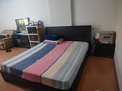 fully furnished big room with separate bathroom