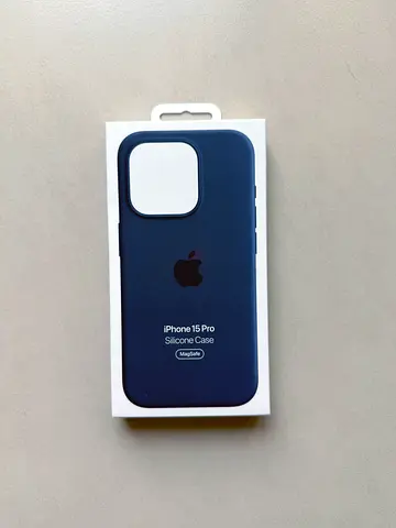 Original APPLE Case  ||  iPhone 15 Pro  ||  Storm Blue