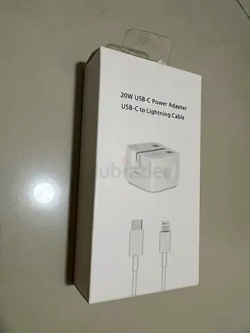 20W USB-C Power Adapter with USB-C to Lightning Cable - Brand New Boxed