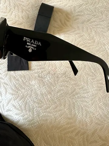 Prada black designer sunglasses - slightly used, excellent condition