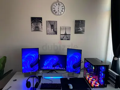 URGENT SELL FULL SETUP RTX 5060 i5 12400f  3 MONITOR 16gb ram
