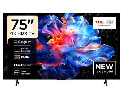 TCL 75 4K HDR Google TV — 2025 Model (Like New) under Warranty