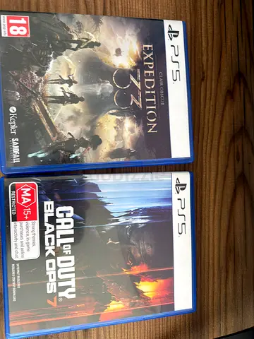 Call of Duty Black Ops 7  Expedition 33 PS5 Games - Both Disc Cases