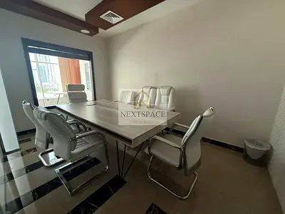 Title : Semi furnis Office | Glass partition | Inside toilet and pantry | For rent | Clover bay | B
