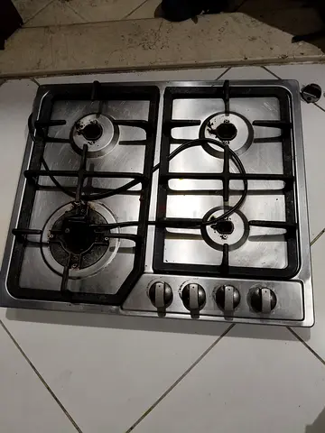 Used 4-Burner Built-in Gas Hob - Stainless Steel