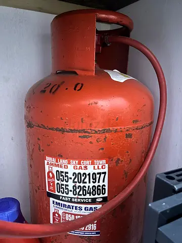 Used LPG Gas Cylinder with Hose - 20kg (Good Working Condition)