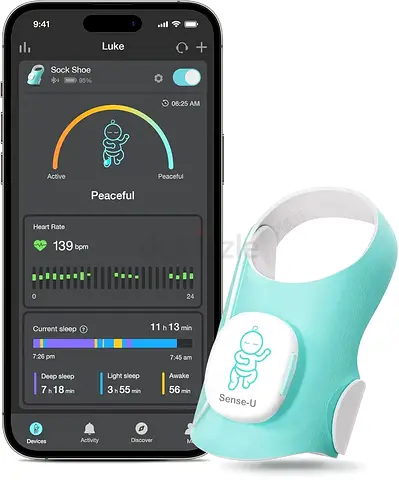 Sense-U Smart Sock Shoe Baby Monitor