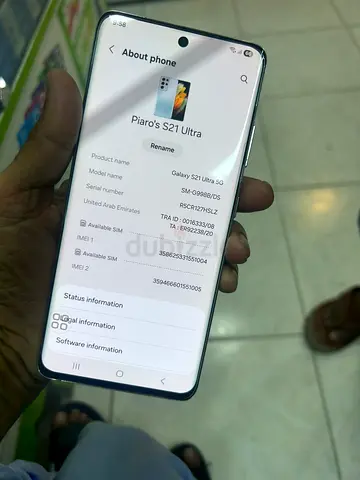 Samsung s21 ultra dual sim 512GB