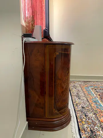 Solid wood TV cabinet