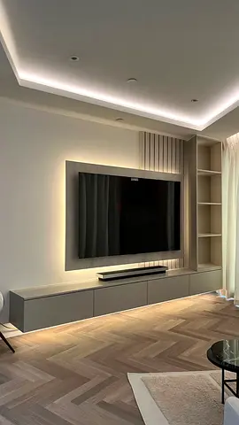 Luxury TV unit wall design