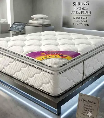 Brand new King size Euro Top Top Memory Foam Spring Mattress Available
