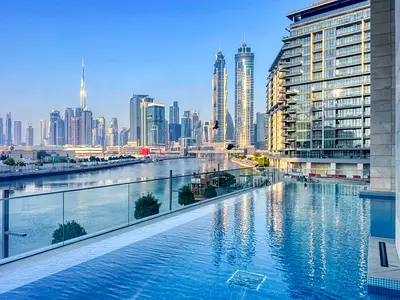 GuestReady - BurjKhalifa & Canal Views | 2BR + Study room l Utilities Covered