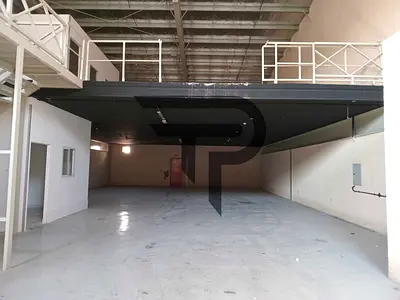 Corner Warehouse with Mezzanine for Rent – Civil Defense Approved Best For Carpentry - Fabrication-